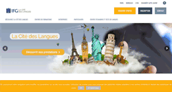 Desktop Screenshot of lacitedeslangues.com